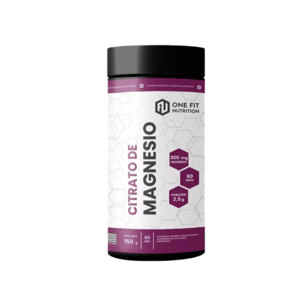 CITRATO DE MAGNESIO ONE FIT NUTRITION X 150 GR