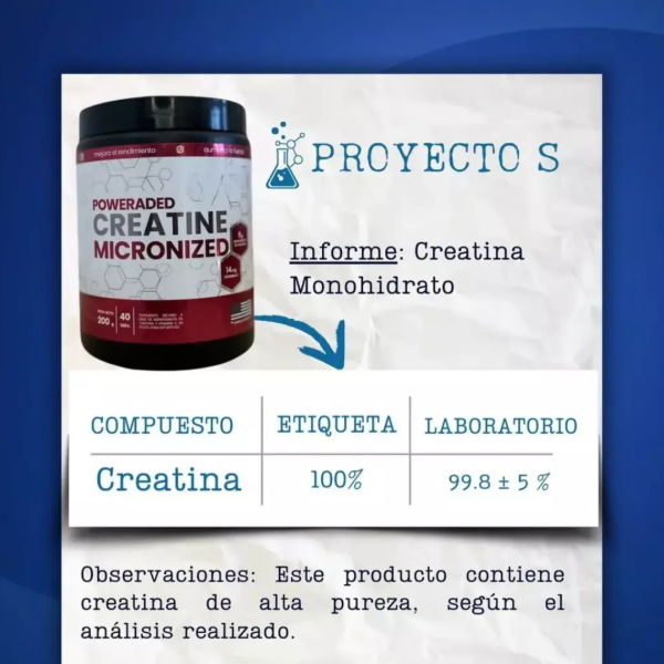 CREATINA MICRONIZADA ONE FIT NUTRITION 200 GR
