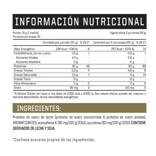 TRUE MADE WHEY PROTEIN ENA 2 LBS