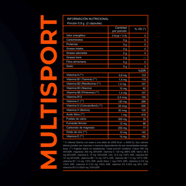 MULTI SPORT XBODY 90 CAPS